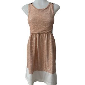 Crewcuts J. Crew Rose Gold Shimmer Teen Dress Size: 12